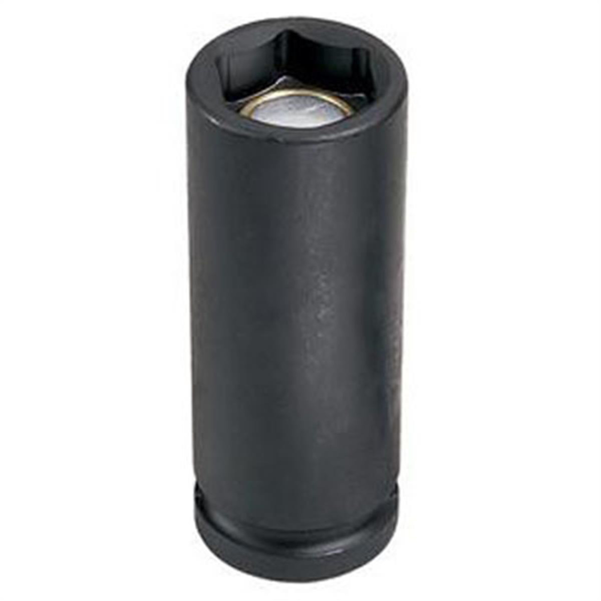 Grey Pneumatic Magnetic Deep Socket — 1/2in. Drive, 9/16in., Chrome-Molybdenum Steel, Model# GRE2018DG
